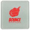 Square DyeTrans Glass Coaster, with White Sublimation Backing, 3.93" x 3.93" x .16". Tempered Textu Thumbnail