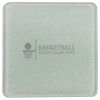 Square DyeTrans Glass Coaster, with White Sublimation Backing, 3.93" x 3.93" x .16". Tempered Textu Thumbnail