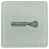 Square DyeTrans Glass Coaster, with White Sublimation Backing, 3.93" x 3.93" x .16". Tempered Textu Thumbnail