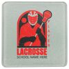Square DyeTrans Glass Coaster, with White Sublimation Backing, 3.93" x 3.93" x .16". Tempered Textu Thumbnail