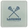 Square DyeTrans Glass Coaster, with White Sublimation Backing, 3.93" x 3.93" x .16". Tempered Textu Thumbnail