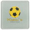 Square DyeTrans Glass Coaster, with White Sublimation Backing, 3.93" x 3.93" x .16". Tempered Textu Thumbnail