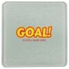 Square DyeTrans Glass Coaster, with White Sublimation Backing, 3.93" x 3.93" x .16". Tempered Textu Thumbnail