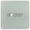 Square DyeTrans Glass Coaster, with White Sublimation Backing, 3.93" x 3.93" x .16". Tempered Textu Thumbnail