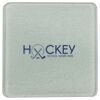 Square DyeTrans Glass Coaster, with White Sublimation Backing, 3.93" x 3.93" x .16". Tempered Textu Thumbnail