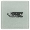 Square DyeTrans Glass Coaster, with White Sublimation Backing, 3.93" x 3.93" x .16". Tempered Textu Thumbnail