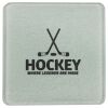 Square DyeTrans Glass Coaster, with White Sublimation Backing, 3.93" x 3.93" x .16". Tempered Textu Thumbnail
