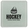 Square DyeTrans Glass Coaster, with White Sublimation Backing, 3.93" x 3.93" x .16". Tempered Textu Thumbnail