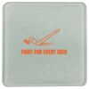Square DyeTrans Glass Coaster, with White Sublimation Backing, 3.93" x 3.93" x .16". Tempered Textu Thumbnail