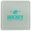 Square DyeTrans Glass Coaster, with White Sublimation Backing, 3.93" x 3.93" x .16". Tempered Textu Thumbnail
