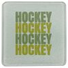 Square DyeTrans Glass Coaster, with White Sublimation Backing, 3.93" x 3.93" x .16". Tempered Textu Thumbnail