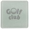 Square DyeTrans Glass Coaster, with White Sublimation Backing, 3.93" x 3.93" x .16". Tempered Textu Thumbnail