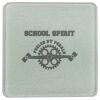 Square DyeTrans Glass Coaster, with White Sublimation Backing, 3.93" x 3.93" x .16". Tempered Textu Thumbnail