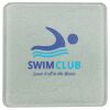 Square DyeTrans Glass Coaster, with White Sublimation Backing, 3.93" x 3.93" x .16". Tempered Textu Thumbnail
