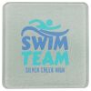 Square DyeTrans Glass Coaster, with White Sublimation Backing, 3.93" x 3.93" x .16". Tempered Textu Thumbnail