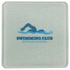 Square DyeTrans Glass Coaster, with White Sublimation Backing, 3.93" x 3.93" x .16". Tempered Textu Thumbnail