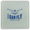 Square DyeTrans Glass Coaster, with White Sublimation Backing, 3.93" x 3.93" x .16". Tempered Textu Thumbnail