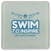 Square DyeTrans Glass Coaster, with White Sublimation Backing, 3.93" x 3.93" x .16". Tempered Textu Thumbnail