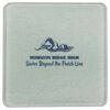 Square DyeTrans Glass Coaster, with White Sublimation Backing, 3.93" x 3.93" x .16". Tempered Textu Thumbnail