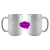 DyeTrans Sublimation Blank White Gloss Ceramic Mug - 11 oz Thumbnail
