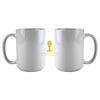 DyeTrans Sublimation Blank White Gloss Ceramic Mug - 11 oz Thumbnail