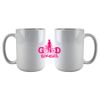 DyeTrans Sublimation Blank White Gloss Ceramic Mug - 11 oz Thumbnail