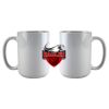 DyeTrans Sublimation Blank White Gloss Ceramic Mug - 11 oz Thumbnail