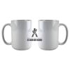 DyeTrans Sublimation Blank White Gloss Ceramic Mug - 11 oz Thumbnail