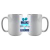 DyeTrans Sublimation Blank White Gloss Ceramic Mug - 11 oz Thumbnail