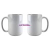 DyeTrans Sublimation Blank White Gloss Ceramic Mug - 11 oz Thumbnail