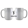DyeTrans Sublimation Blank White Gloss Ceramic Mug - 11 oz Thumbnail