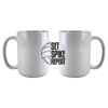 DyeTrans Sublimation Blank White Gloss Ceramic Mug - 11 oz Thumbnail