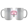 DyeTrans Sublimation Blank White Gloss Ceramic Mug - 11 oz Thumbnail