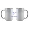 DyeTrans Sublimation Blank White Gloss Ceramic Mug - 11 oz Thumbnail