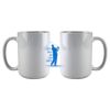 DyeTrans Sublimation Blank White Gloss Ceramic Mug - 11 oz Thumbnail