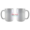 DyeTrans Sublimation Blank White Gloss Ceramic Mug - 11 oz Thumbnail
