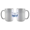 DyeTrans Sublimation Blank White Gloss Ceramic Mug - 11 oz Thumbnail