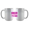 DyeTrans Sublimation Blank White Gloss Ceramic Mug - 11 oz Thumbnail