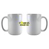 DyeTrans Sublimation Blank White Gloss Ceramic Mug - 11 oz Thumbnail