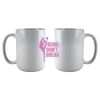 DyeTrans Sublimation Blank White Gloss Ceramic Mug - 11 oz Thumbnail